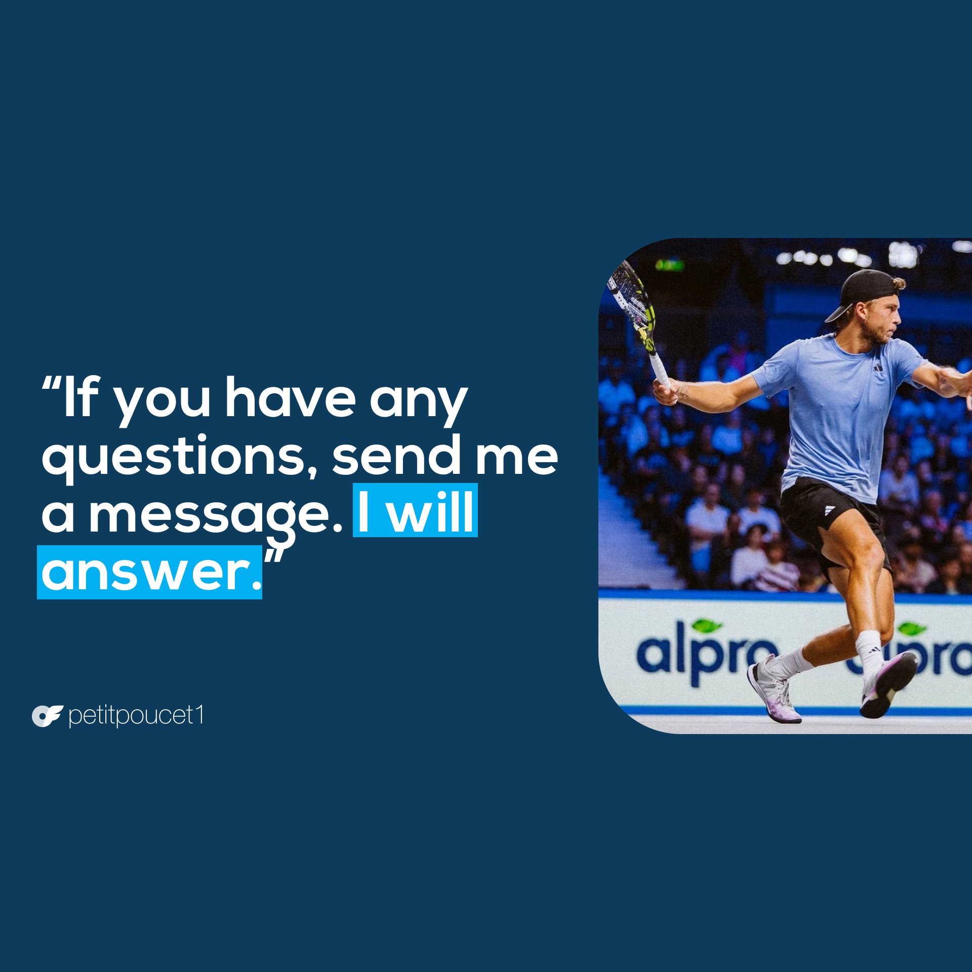 Muller5_AllScreenSizes_1920x1920 Alex Müller quote, “If you have any questions, send me a message. I will answer.” - @alex2mumu