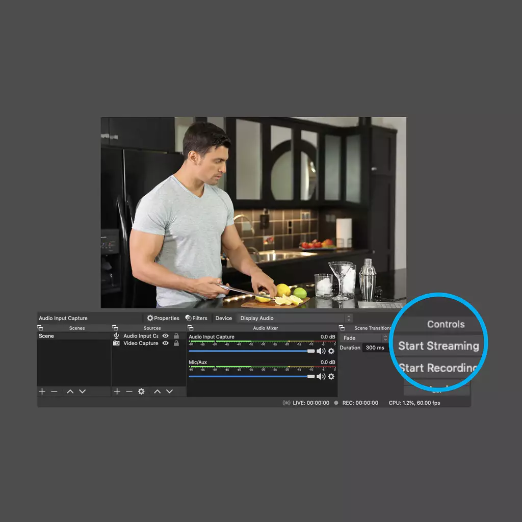 Go Live on OnlyFans with OBS — Select 'Start Streaming' on OBS to begin your broadcast