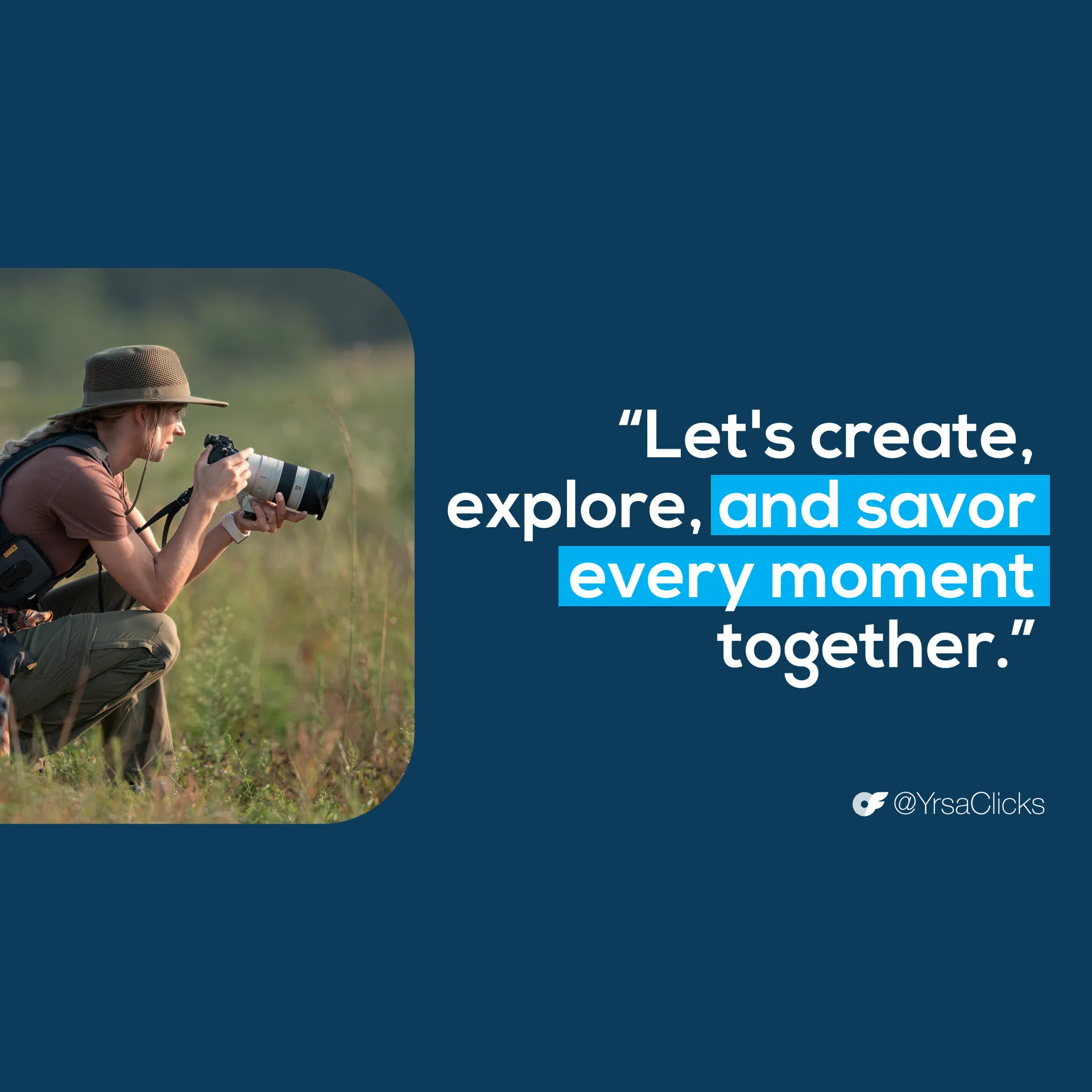 YrsaQuote_AllScreenSizes_1920x1920 V 1 Free OnlyFans account Yrsa Clicks (@YrsaClicks) creator quote: “Let's create, explore, and savor every moment together.”