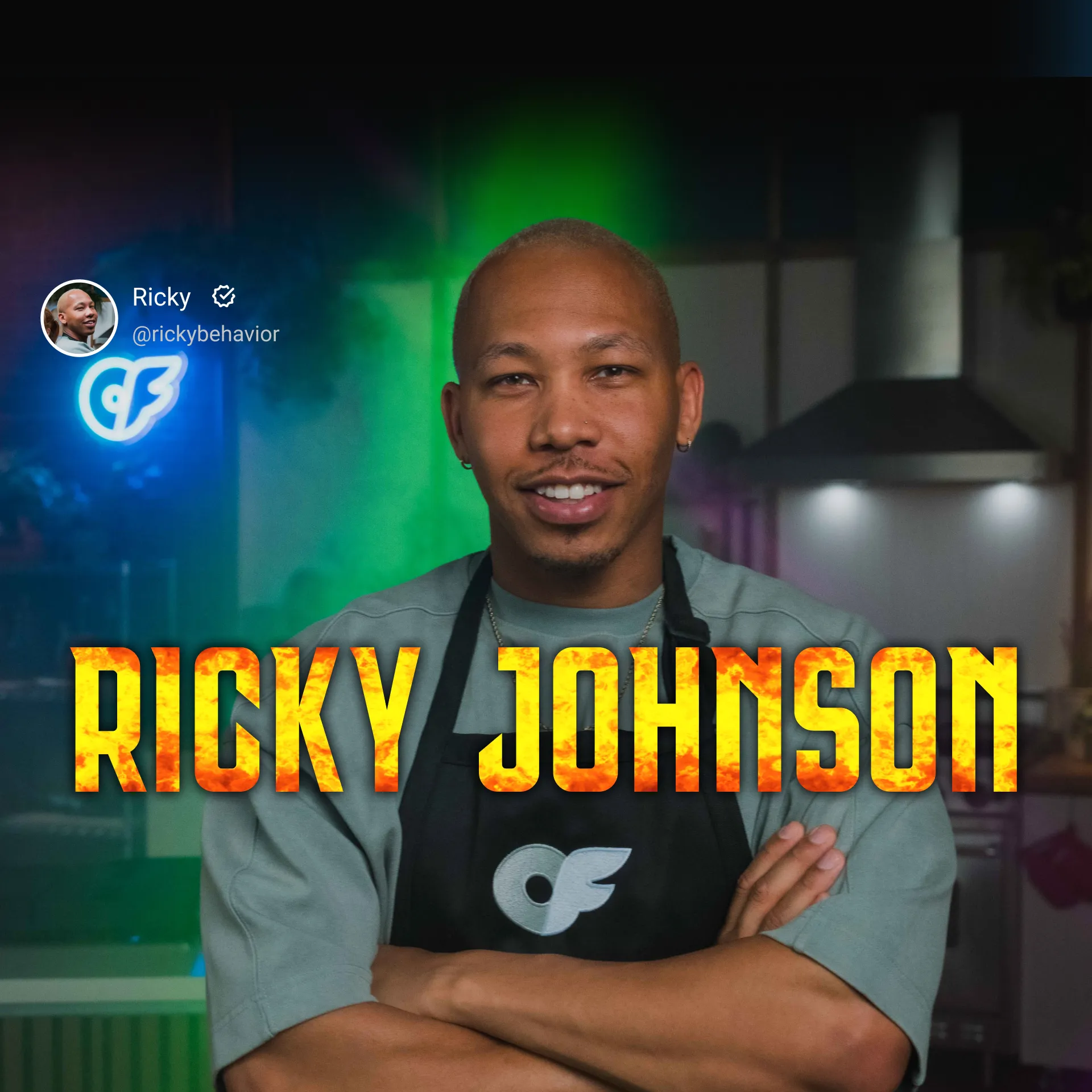 This Is Fire Season 7 contestant Ricky Johnson — @rickybehavior