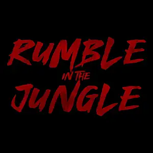 Rumble In The Jungle, combat sports promotion, displays their logo.