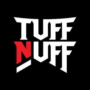 Tuff-N-Uff Las Vegas MMA promotion logo in white and red lettering on a black background
