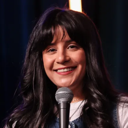 DestinyLalane Destiny Lalane smiles toward the camera on the LMAOF stage.
