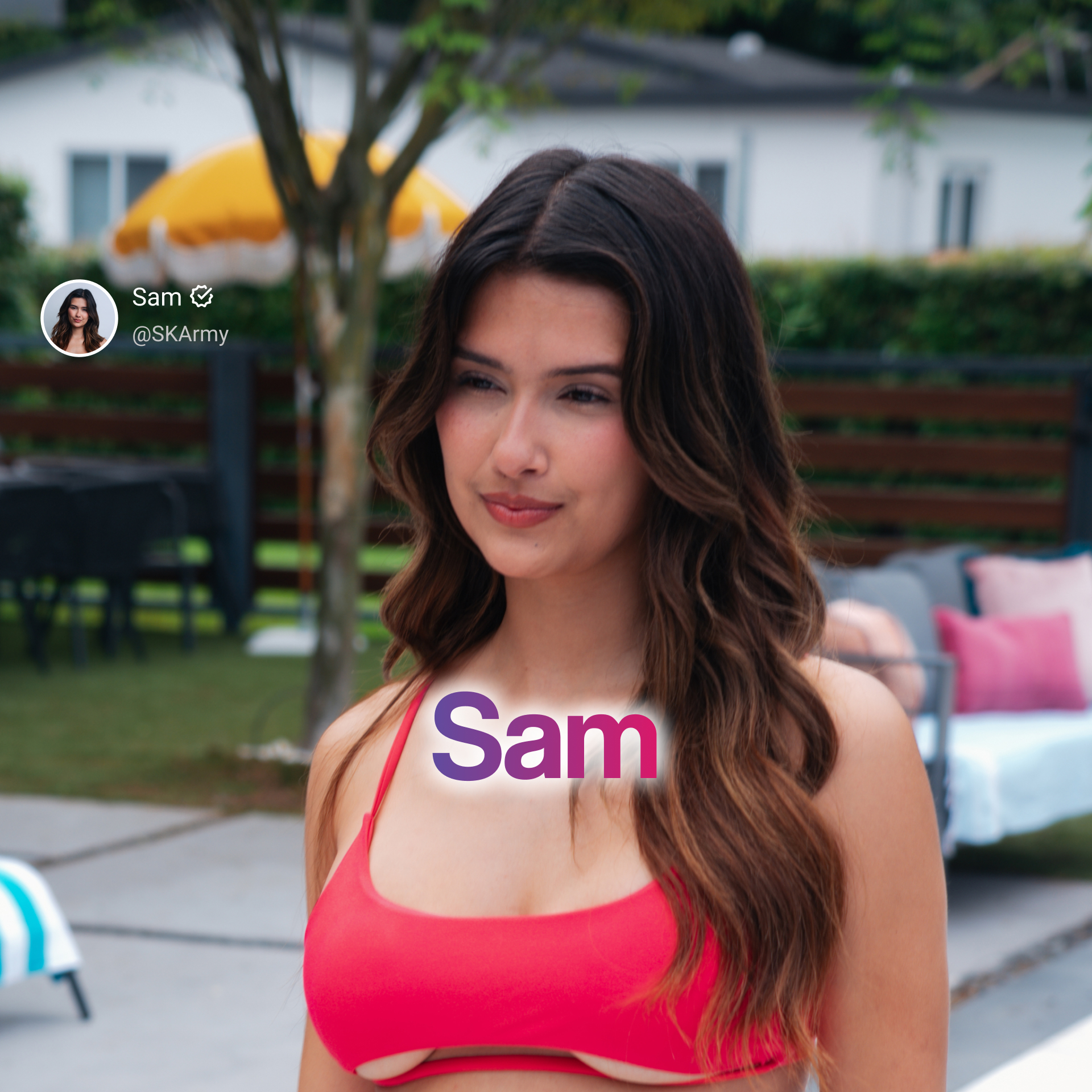 Sam Kruse poses outdoors in a portrait image, featured as part of Miss/Match Season 7.